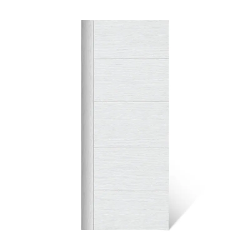DESIGNCRAFT DOOR TSUKUBA F05 GRAIN WHITE MDF FLUSH DOOR PLAIN